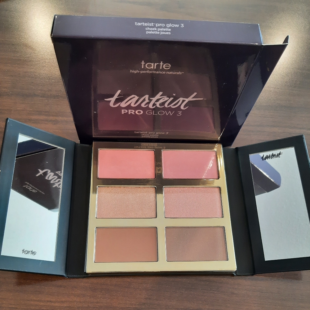 Tarte Pro Glow 3 Cheek Blush & Contour Palette